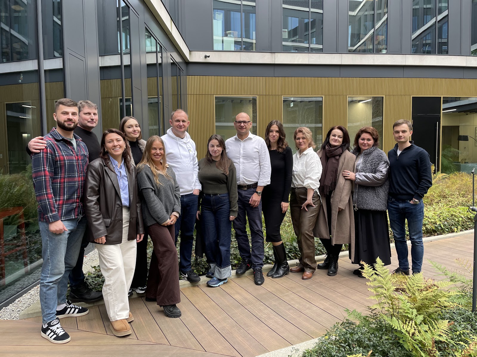 The Contio team together at an offsite